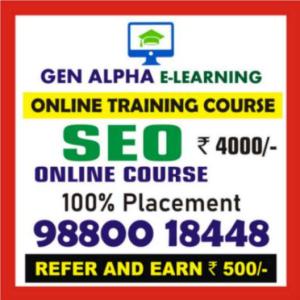 Online Education | Gen Alpha | Seo Course with 100% Placement | 8066
