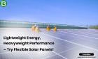 Flexible Solar Panels for Modern Living