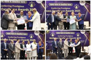 Dr. Sandeep Marwah Presents Health & Wellness Excellence Awards at 27th Mystique India Health