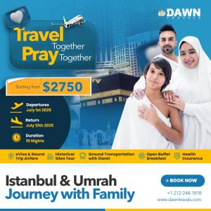 Istanbul & Umrah  Journey With Family
